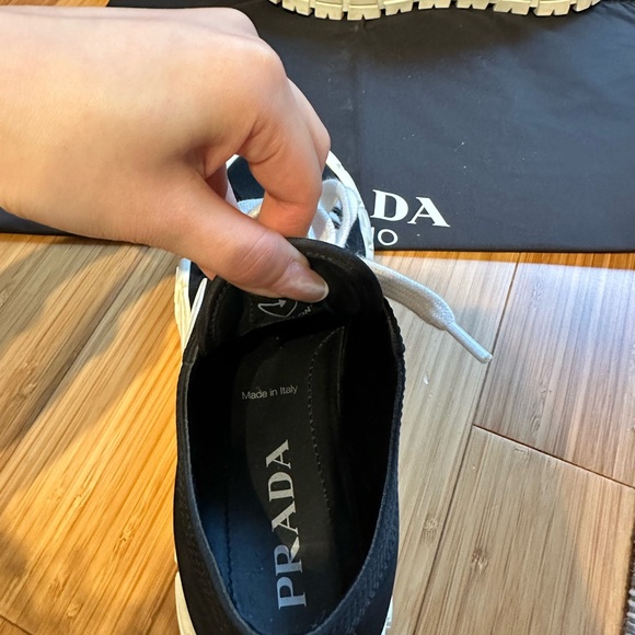 Prada Nylon Sneakers Black Women 6 (36) - Picture 10 of 10